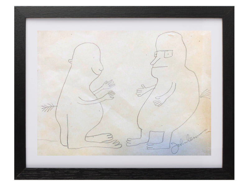 John Lennon two original artworks