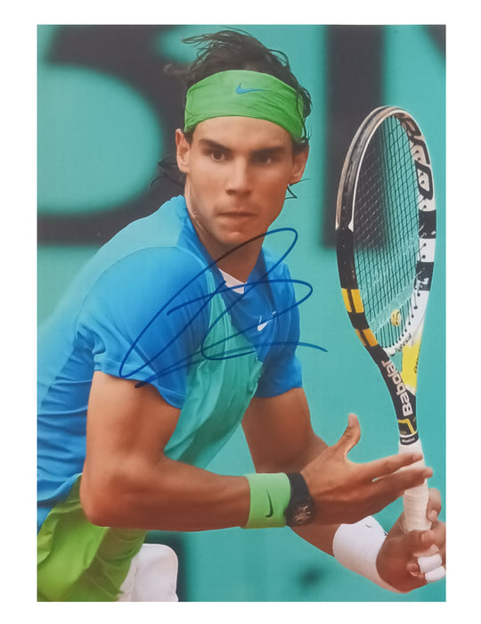 Tennis Grand Slam tournament winners signed photographs