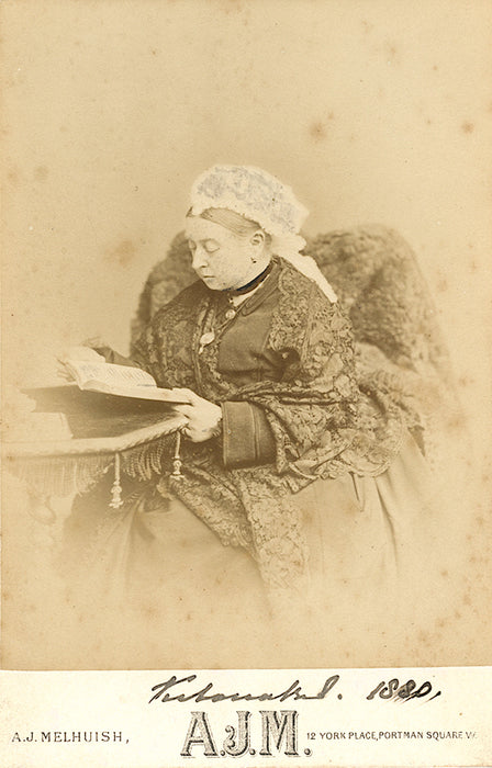 Queen Victoria signed photographic postcard