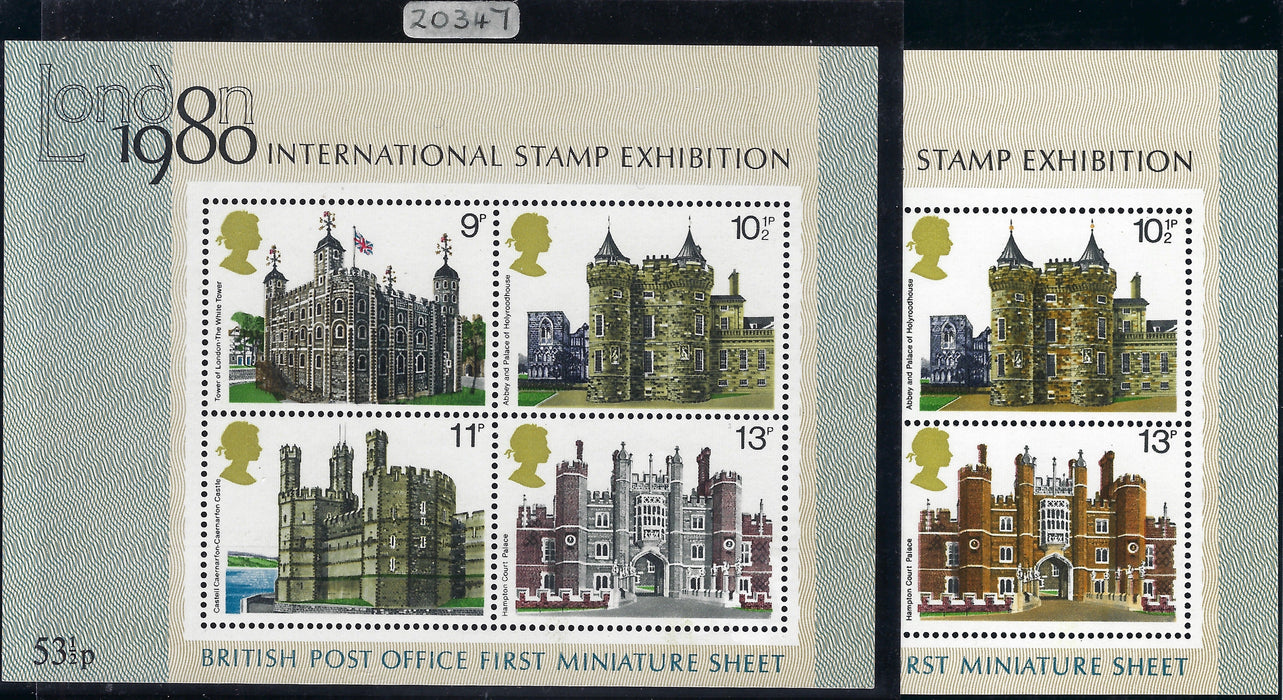 Great Britain 1978 Queen Elizabeth II British Architecture Miniature sheet, SG1058d