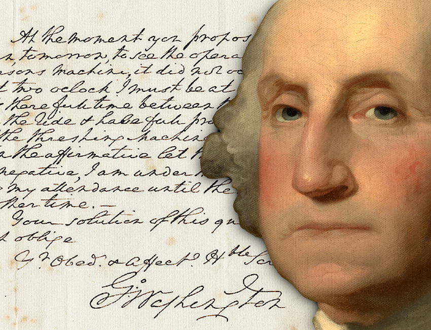 George Washington handwritten signed letter