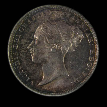 Sixpence Victoria 1853