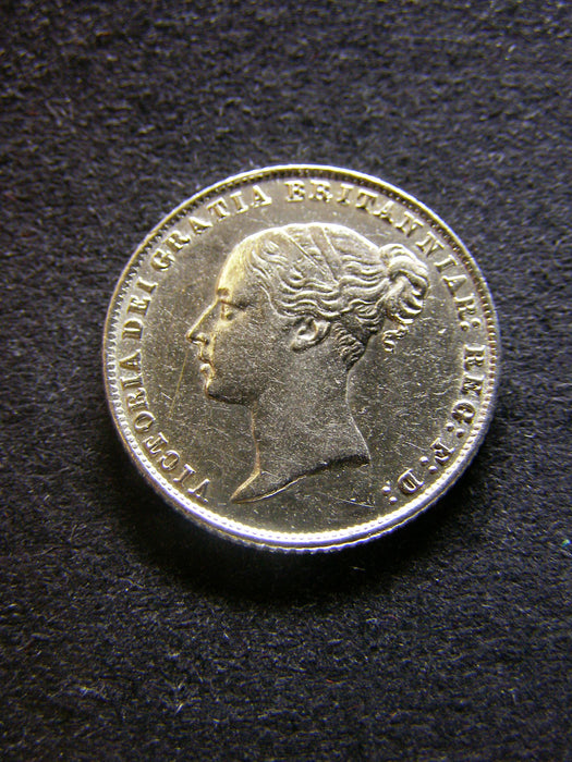 Sixpence Victoria 1862