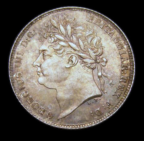 Sixpence George IV 1825