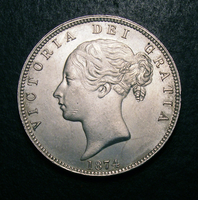 Halfcrown Victoria 1874