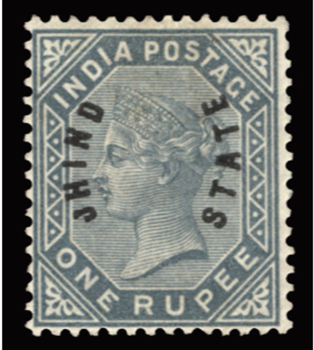 Indian Convention State Jind 1885 1r slate, SG6