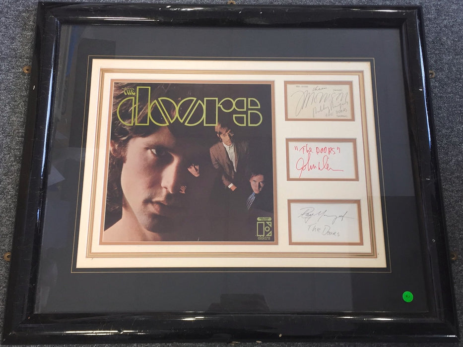 The Doors complete set of signatures