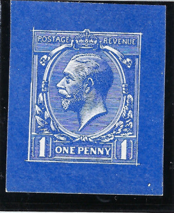 Great Britain 1912 1d die proof (Stage 5), SG357var