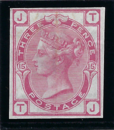 Great Britain 1873 3d rose, plate 15