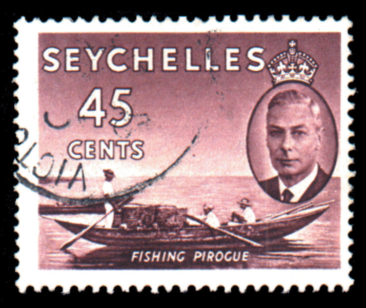 Seychelles 1952 45c purple-brown, SG166b