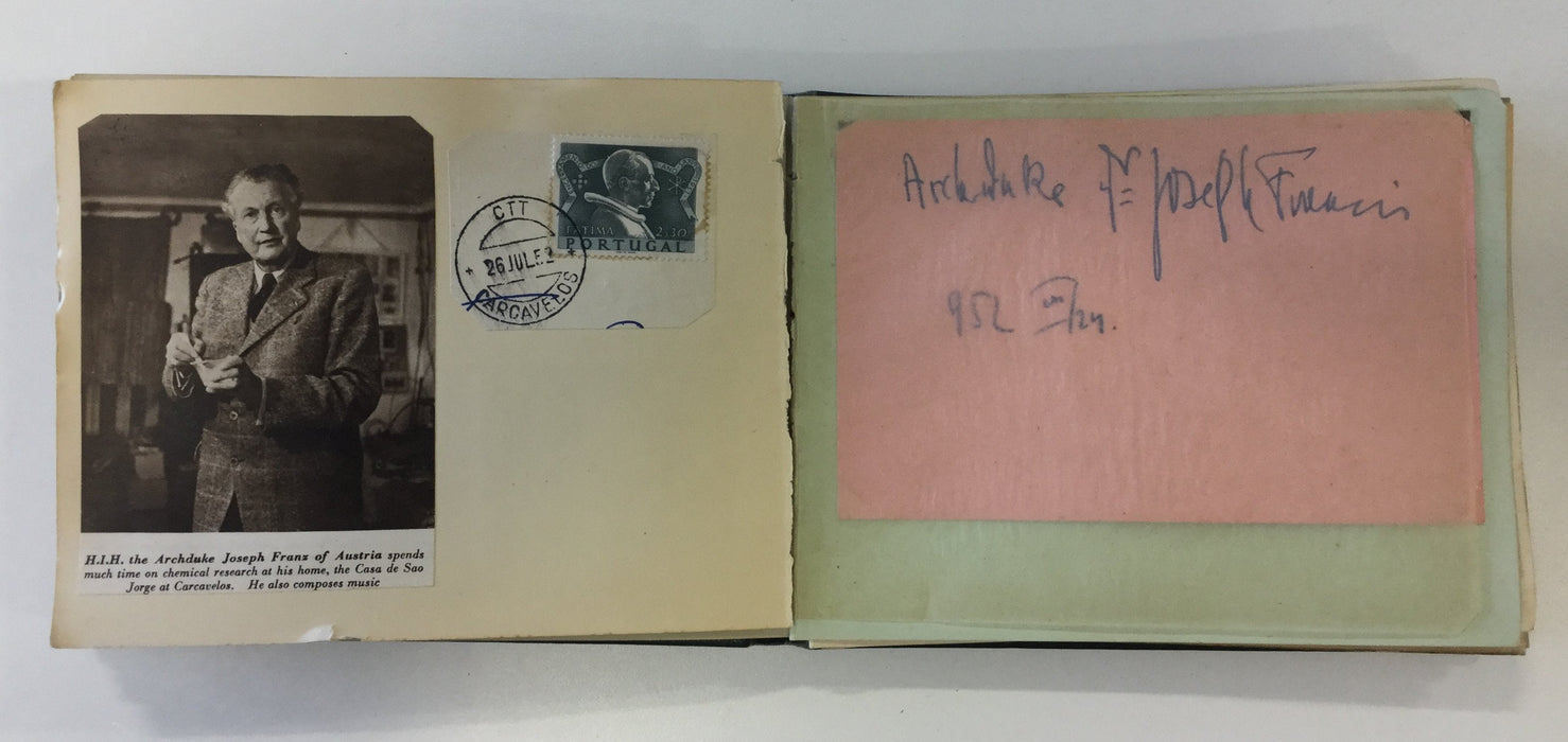 Mid 20th century British military autographs