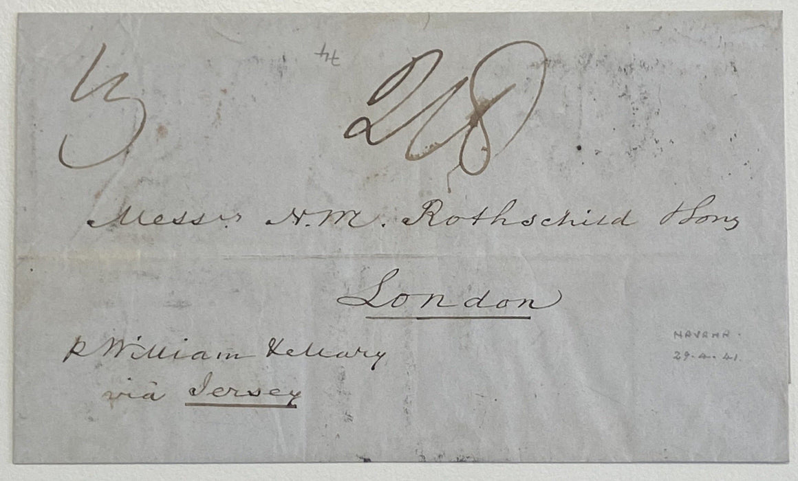 Great Britain 1841 Guernsey Ship Letter
