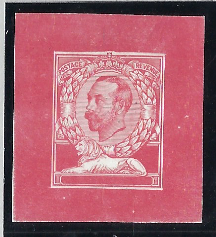 Great Britain 1911 1d Die Proof. SG327var