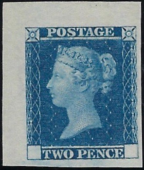Great Britain 1841 2d Blue Die Proof, SGDP43