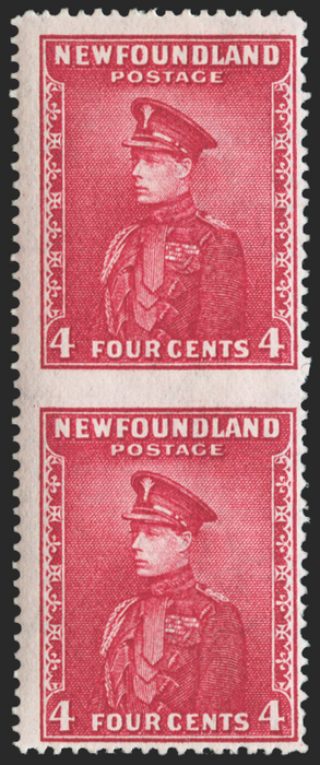 Newfoundland 1932-38 4c carmine 'Prince of Wales', SG224bb