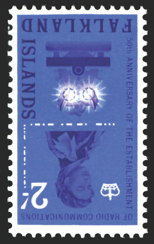 FALKLAND ISLANDS 1962 2s 'Radio' variety, SG210w