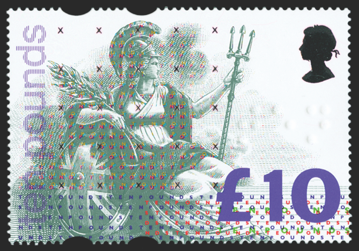 Great Britain 1993 £10 Britannia, SG1658