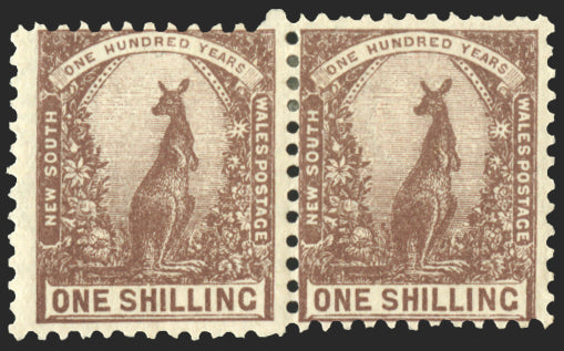 Australia New South Wales 1907 1s purple-brown, SG362