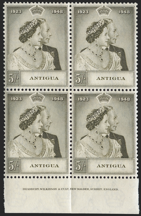 ANTIGUA 1949 RSW grey-olive (UNUSED), SG113