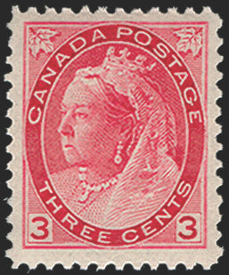 CANADA 1898-1902 'Numerals' 3c rose-carmine, SG156