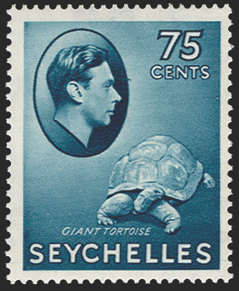 SEYCHELLES 1938-49 75c slate-blue, SG145