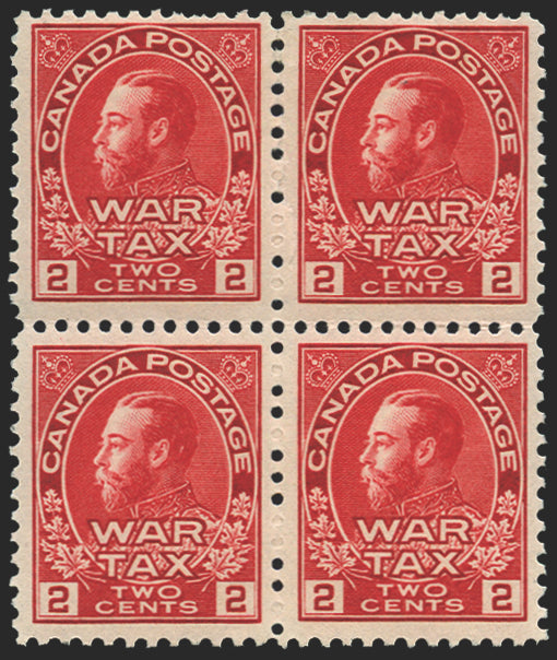 Canada 1915 War Tax 2c rose-carmine, SG230