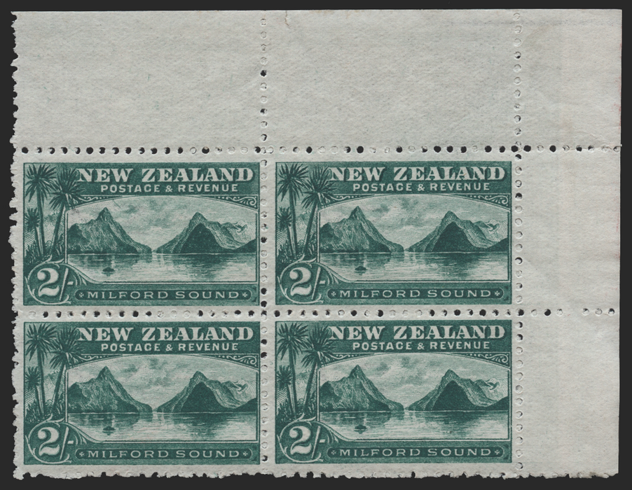 New Zealand 1902-07 2s blue-green variety, SG316a