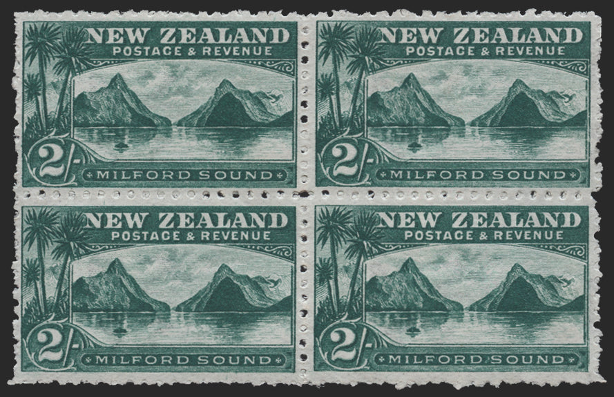 New Zealand 1902-7 2s blue-green variety, SG316a var