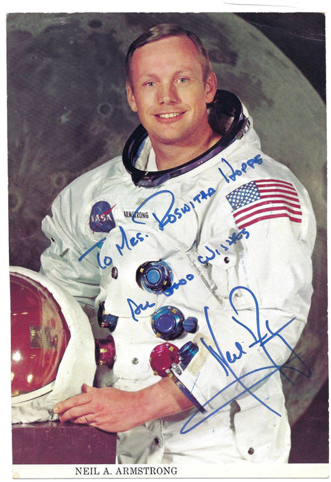 Apollo 11 official NASA signed photographs