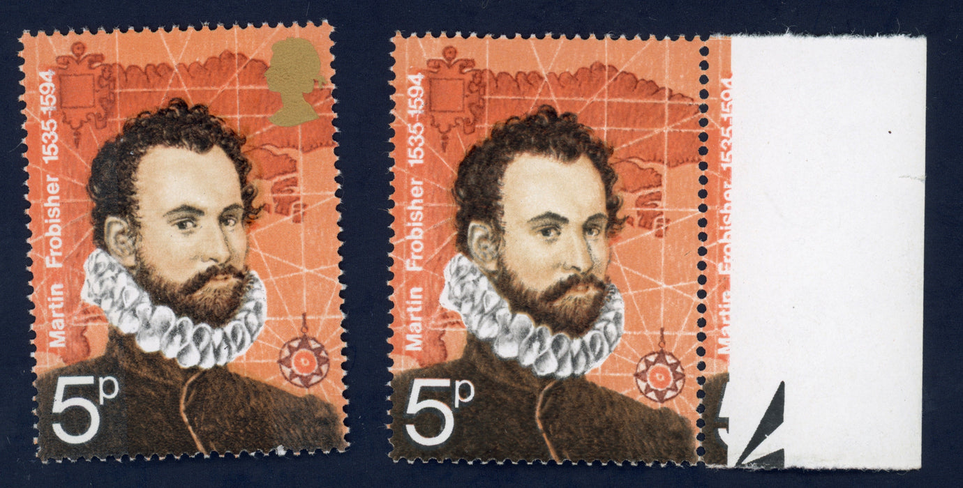Great Britain 1972 5p British Polar Explorers error, SG898Eya