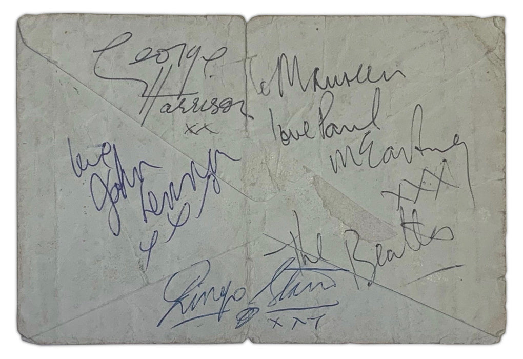 The Beatles - An early set of signatures