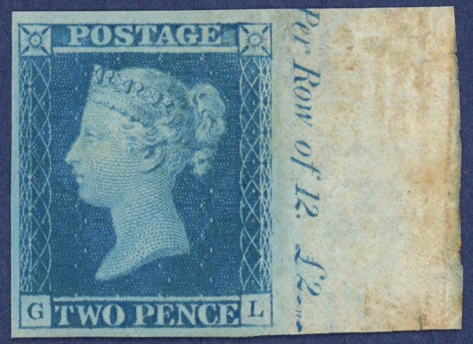 Great Britain 1841 2d pale blue Plate 3, SG13