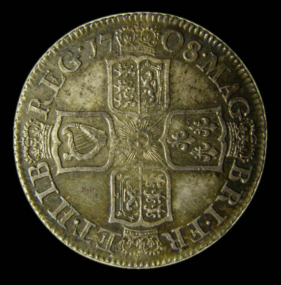 Shilling Anne 1708