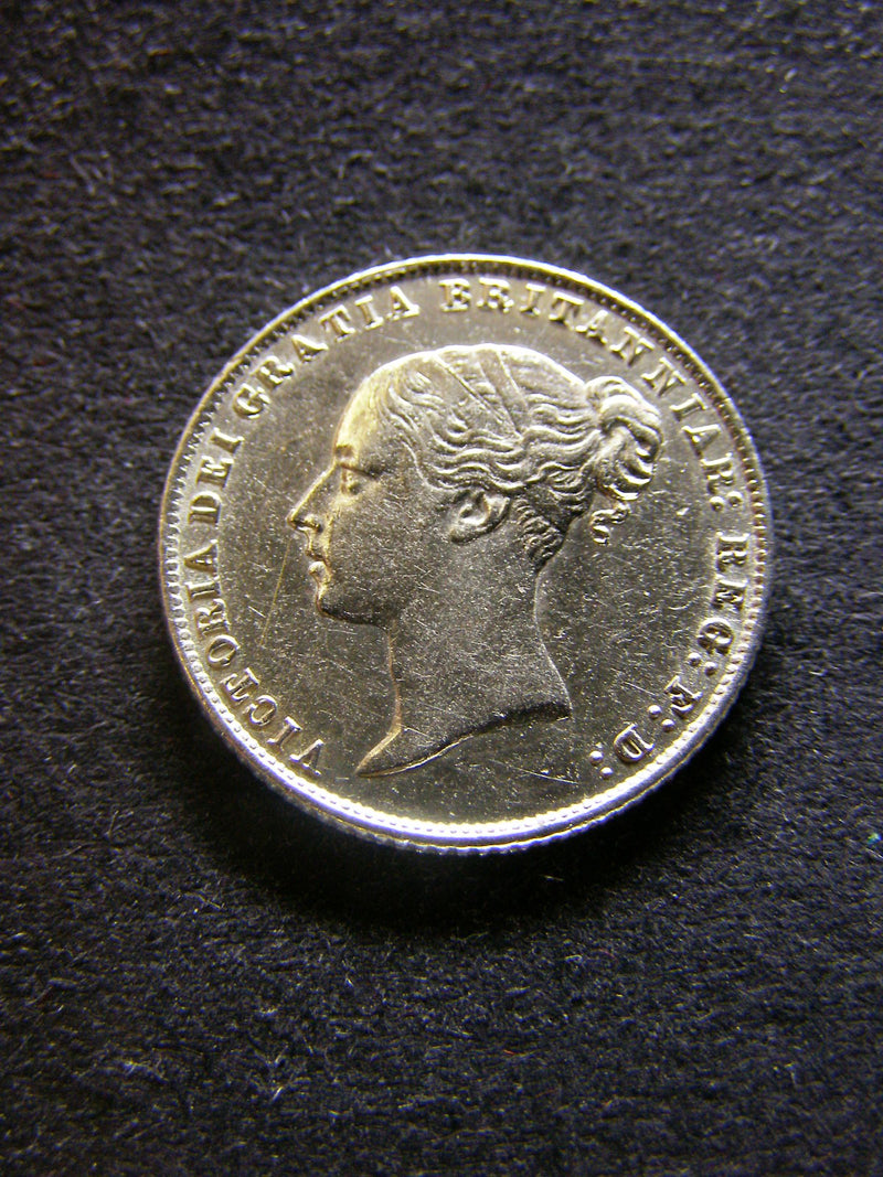 Sixpence Victoria 1862