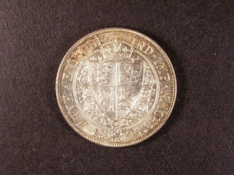 Halfcrown Victoria 1895 Dies 2B