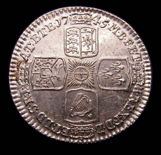 Shilling George II 1745
