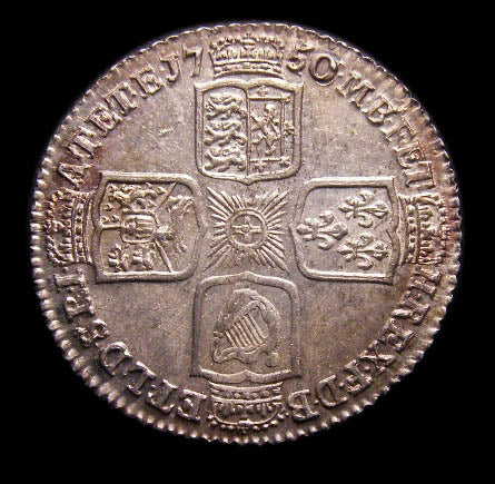 Shilling George II 1750