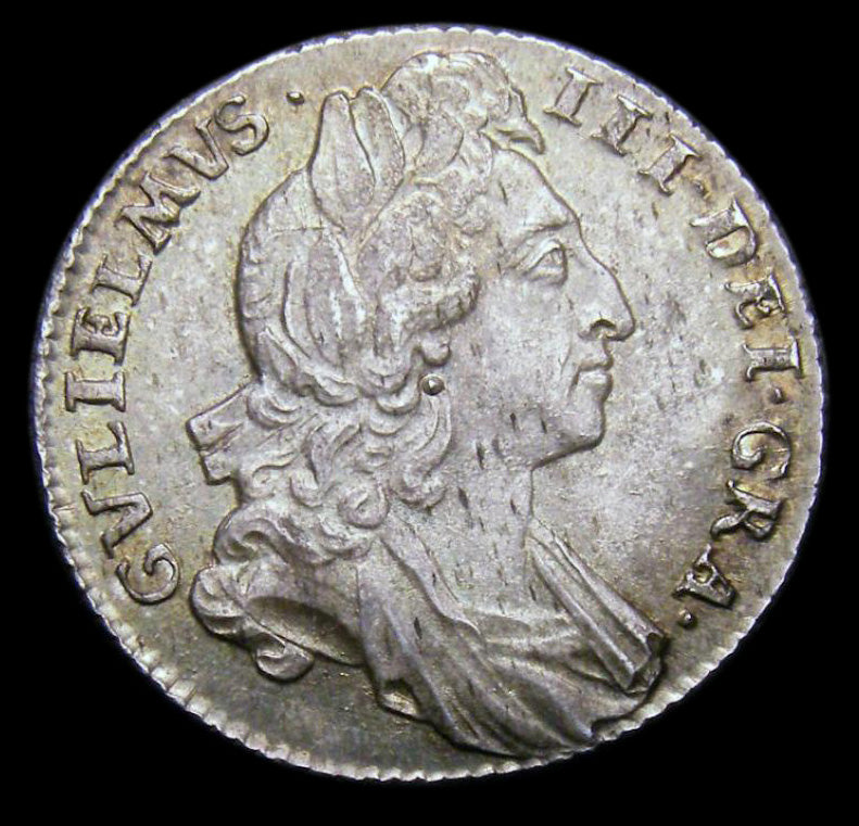 Sixpence William III 1696