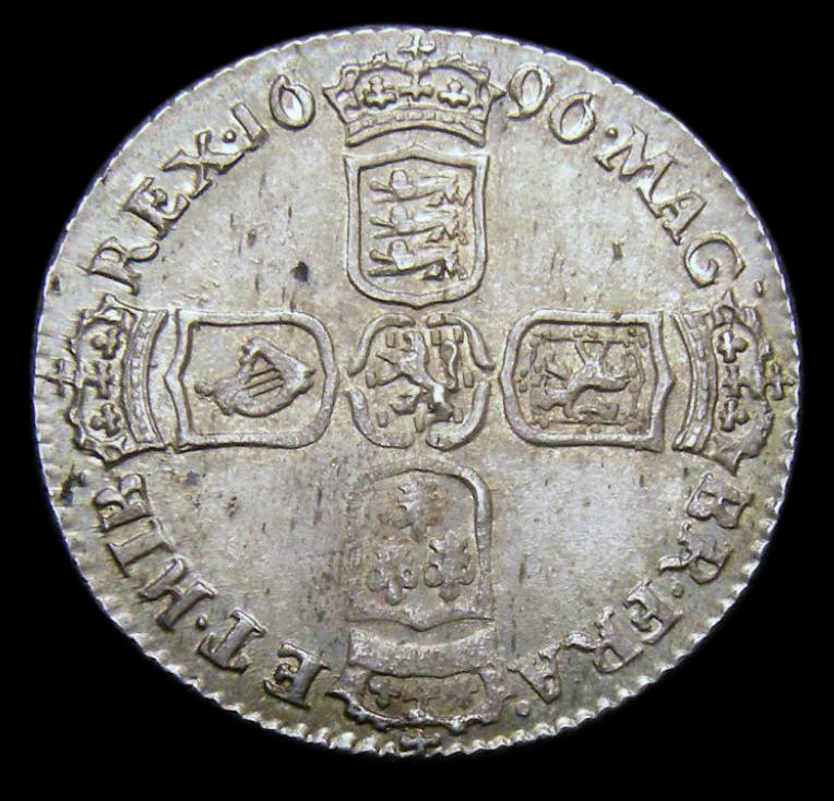 Sixpence William III 1696