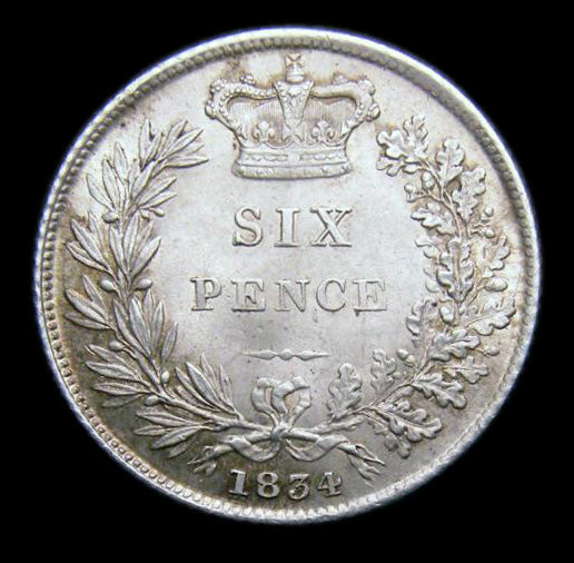 Sixpence William IV 1834