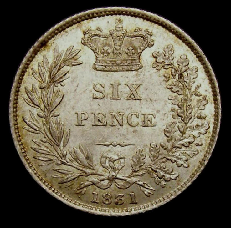 Sixpence William IV 1831
