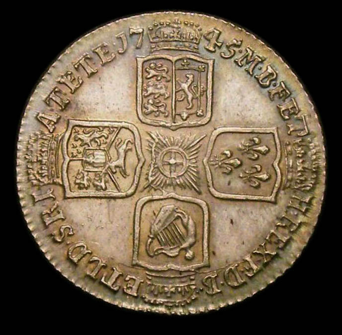 Shilling George II 1745