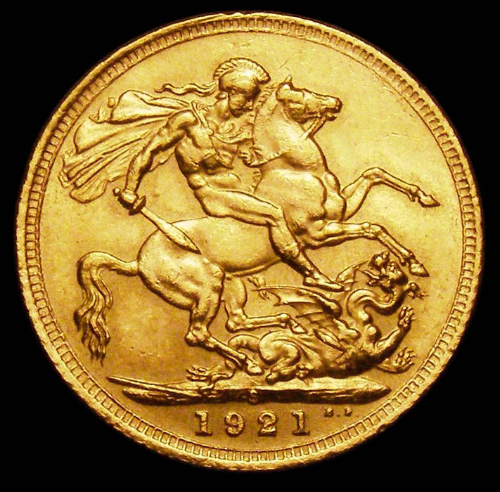 Gold Sovereign George V 1921