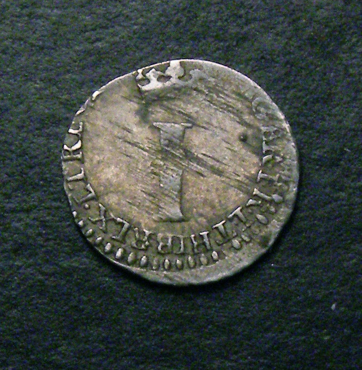 Maundy 1d William and Mary 1689 GVIELMVS error.