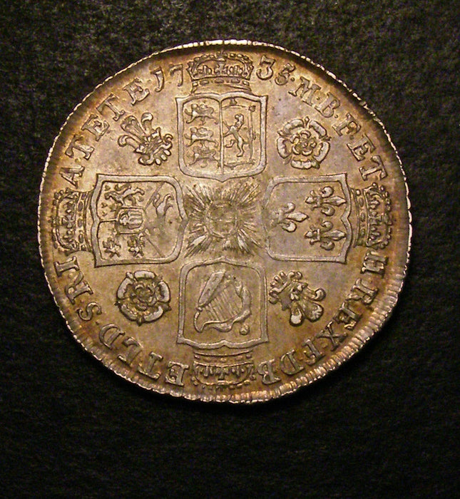 Shilling George II 1735