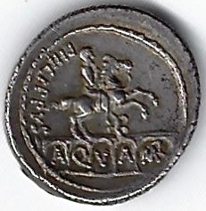 L Mercus Phillipin AR Denarius 57bc. Extremely fine