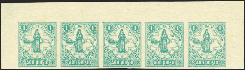 IRELAND 1922 Pictorial Printing Machine Co. 1d essay