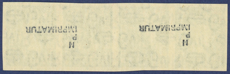 Great Britain 1941 ½d pale green imprimaturs, SG485var