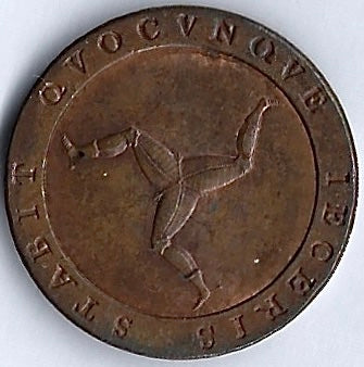 Isle of Man AE 1/20 PROOF 1798 Uncirculated