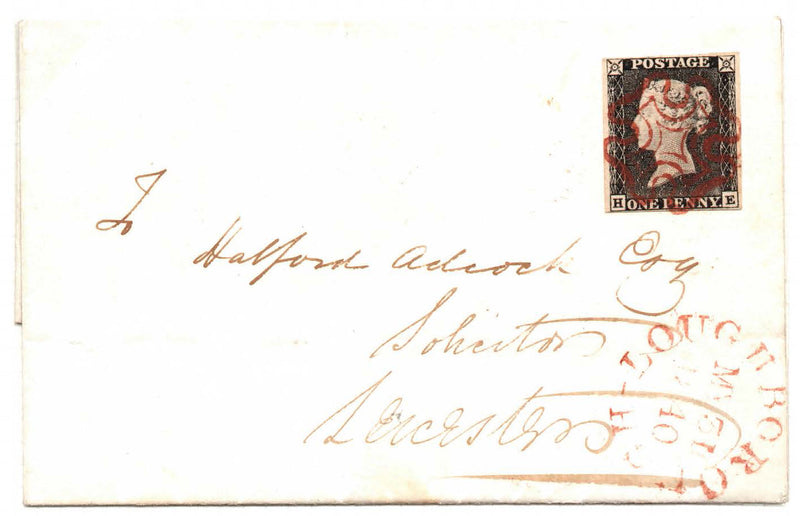 Great Britain 1840 1d black, plate 1a, SG2